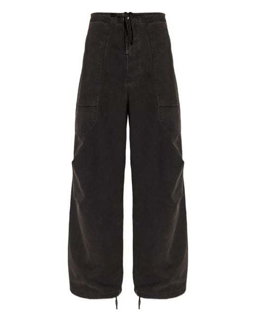 Entire studios Black Drawstring Pocket Trousers