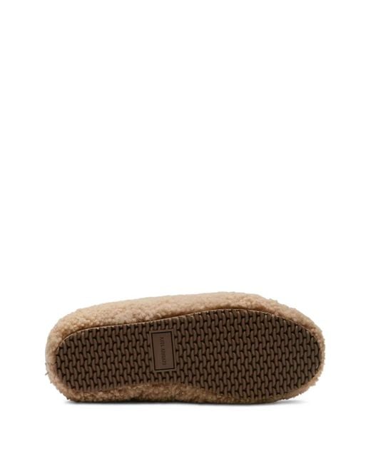 Axel Arigato Brown Tact Shearling-Effect Sneakers for men