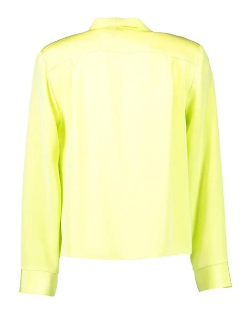 Peter Cohen Yellow Point-Collar Long-Sleeve Shirt