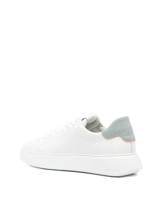 Philippe Model White Temple Sneakers for men