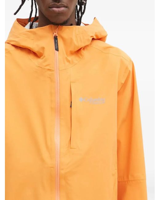 Columbia Orange Veste Zippée Ampli-Dry Ii À Capuche for men