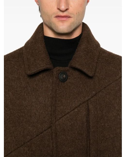 Rick Owens Jumbo Mac Jas in het Brown voor heren
