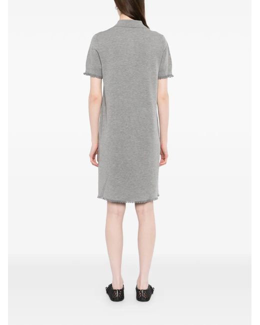 JNBY Gray Arrow-Embellished Mini Dress
