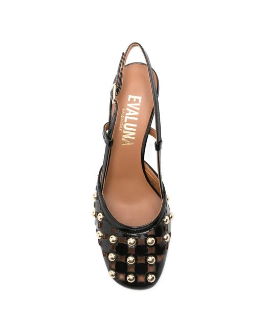 Evaluna Metallic Escarpins Cloutés À Bout Rond