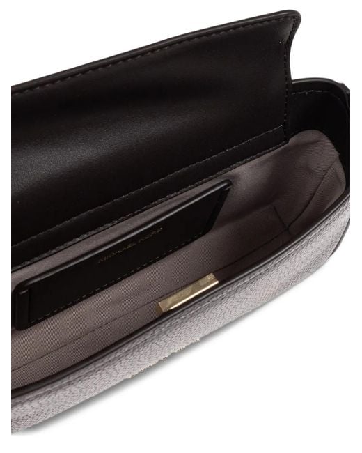 MICHAEL Michael Kors Black Bryant Leather Crossbody Bag