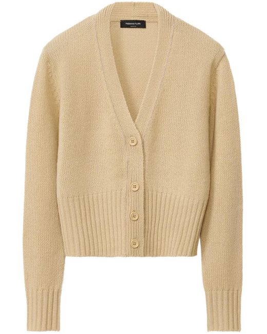 Fabiana Filippi Natural Cashmere Cardigan