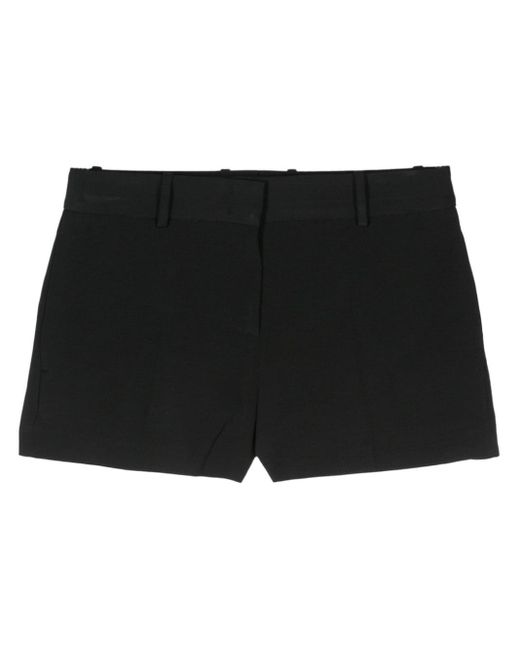 Ermanno Scervino Black Tailored Mini Shorts