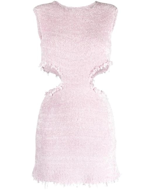 Jil Sander Pink Kleid Mit Cut-Out-Detail