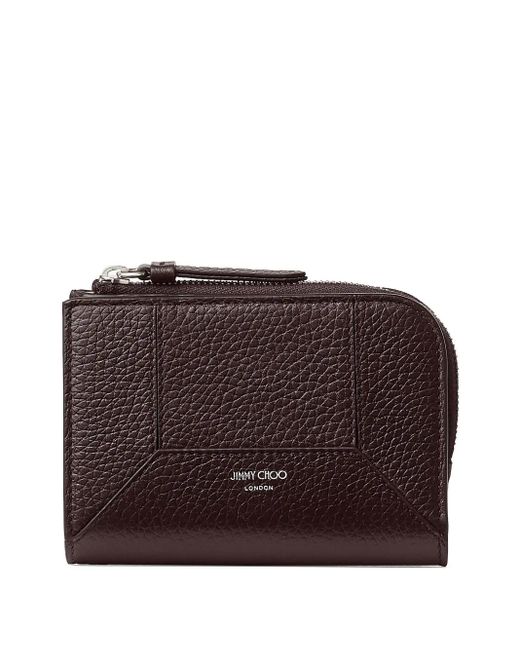 Jimmy Choo ファスナー財布 Brown