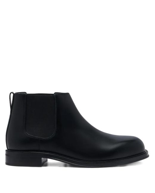 Bally Black Pull-Loop Spiegel Boots for men