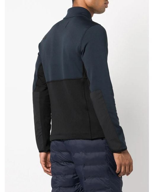 Aztech Mountain Blue Panelled Fleece Jacket for men