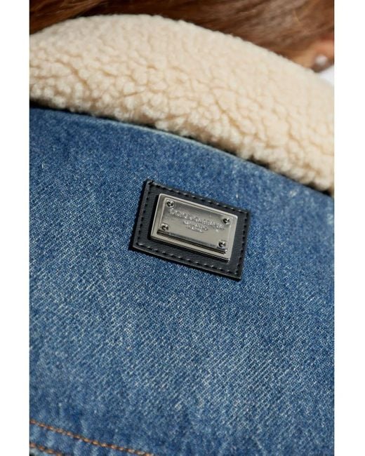 Dolce & Gabbana Blue Denim Jacket