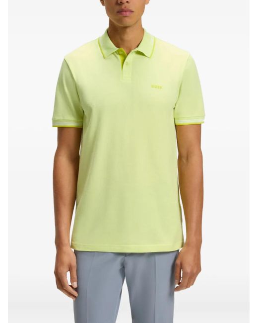 Boss Yellow Polo Polo Shirt for men