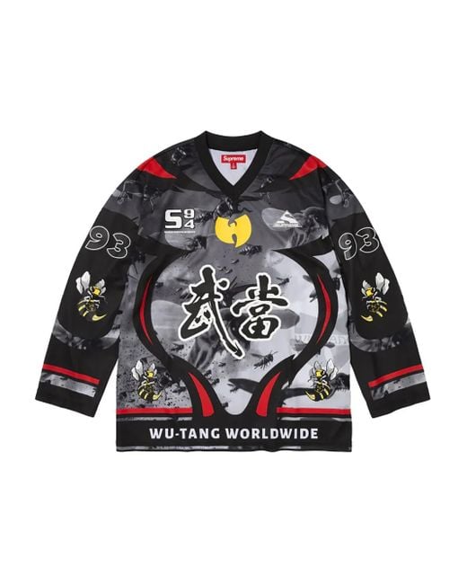 Supreme X Wu-Tang Clan Long-Sleeve T-Shirt in Black for Men | Lyst