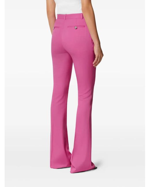 Versace Pink Flared Tailored Trousers