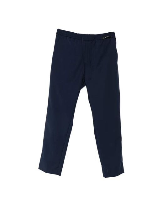 Michael Coal Blue Pantalon À Taille Élastiquée À Lien De Resserrage Mc Adam for men