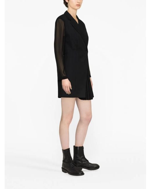 Sandro Black Panelled Blazer Dress