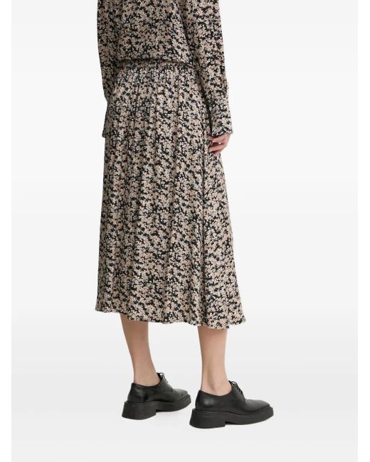 Bruuns Bazaar Natural Floretbbamattas Midi Skirt