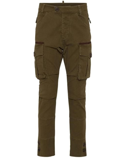 DSquared² Straight Cargo Broek in het Green