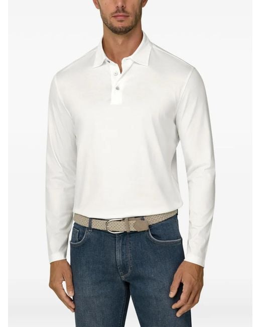Boggi White Polo for men