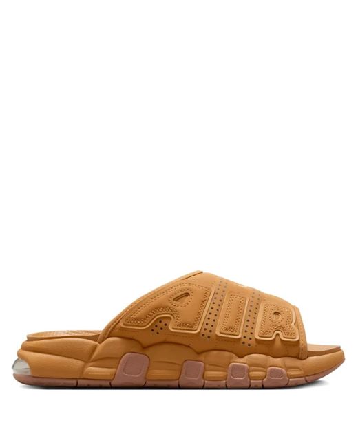 Nike Brown Air More Slides for men