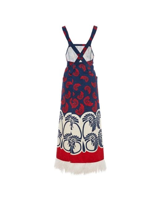 LaDoubleJ Apron Jurk in het Red
