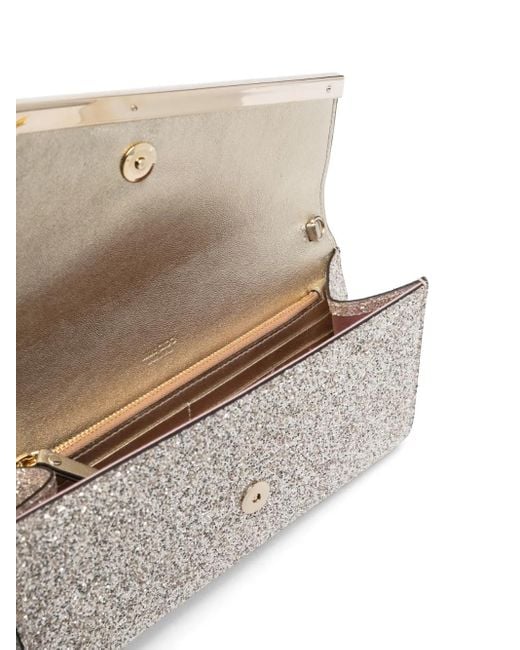 Jimmy Choo White Emmie Clutch Bag
