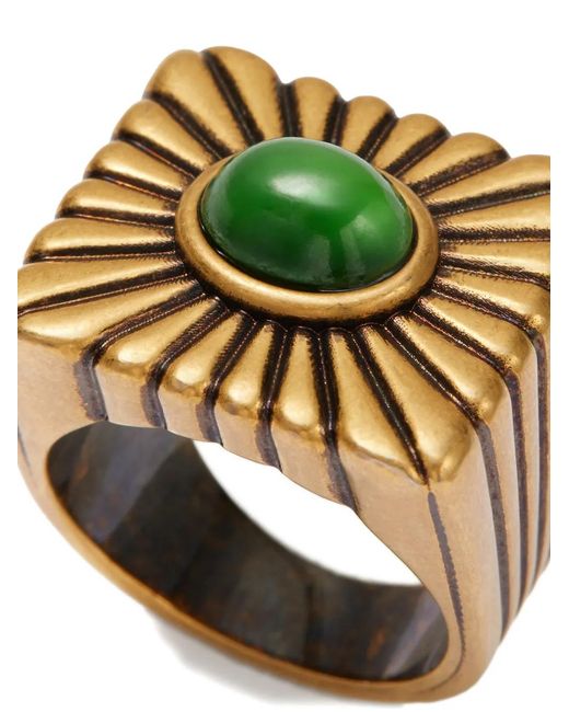 Anillo Circe Versace de color Metallic