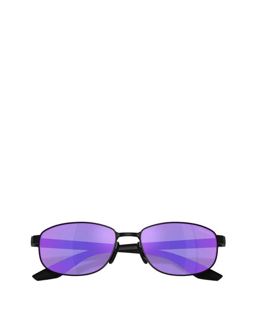 Prada Linea Rossa メンズ パープル ジオメトリックフレーム 