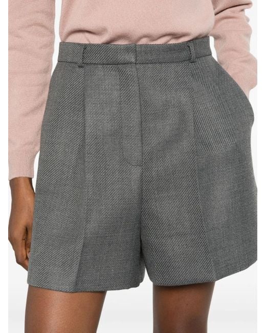 Herskind Gray Tailored Shorts