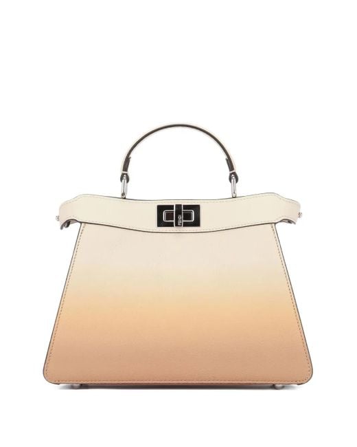 Fendi Natural Small Peekaboo Gradient-Effect Tote Bag