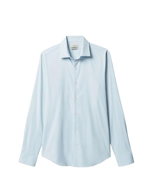 Calvin Klein Blue Long-Sleeved Shirt for men