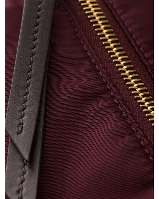 Prada Purple Explore Small Re-Nylon And Leather Shoulder Bag