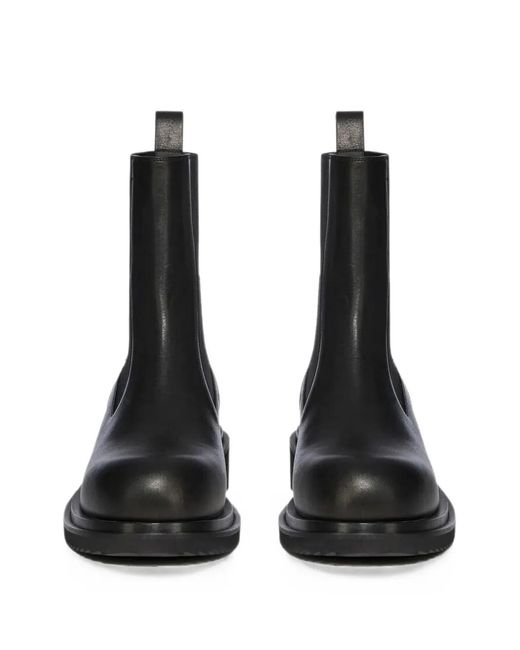 Rick Owens Black Bottines Chelsea Beatle Gabe