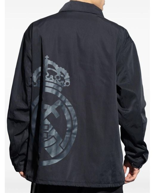 Y-3 Blue Real Madrid Shirt Jacket for men