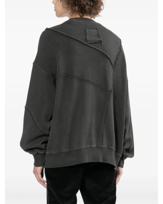 FIVE CM Sweater Met Logopatch in het Black voor heren