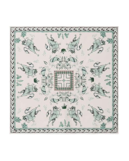 Fabiana Filippi Metallic Schal Mit Print