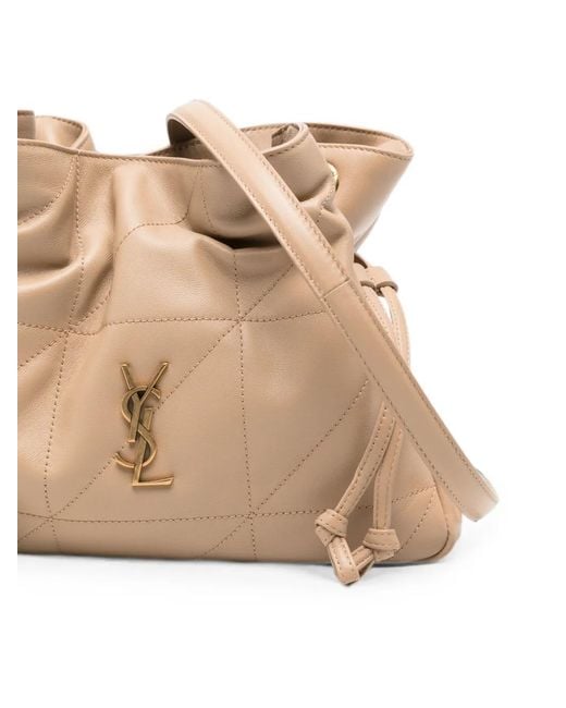 Saint Laurent Natural Jaime Cassandre Shoulder Bag