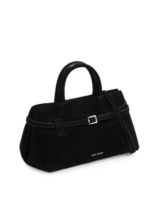 MANU Atelier Black 25 Le Cambon Tote Bag
