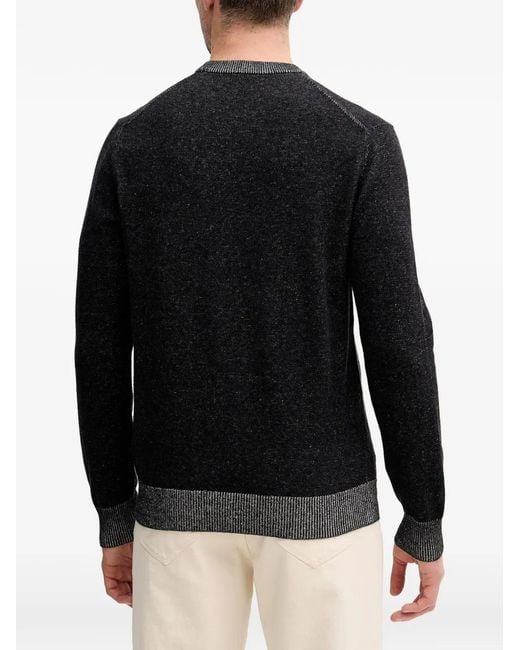 Guess Black Logo-Embellishment Sweater for men