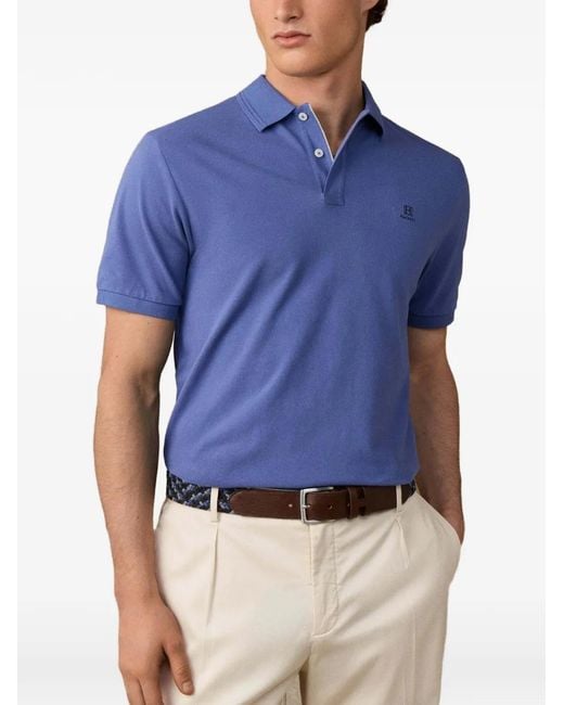 Polo Heritage Hackett de hombre de color Blue