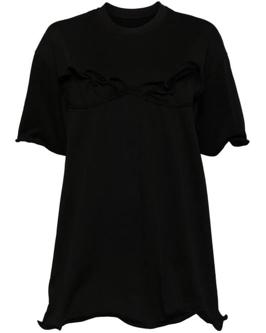 JNBY Black Short-Sleeved T-Shirt
