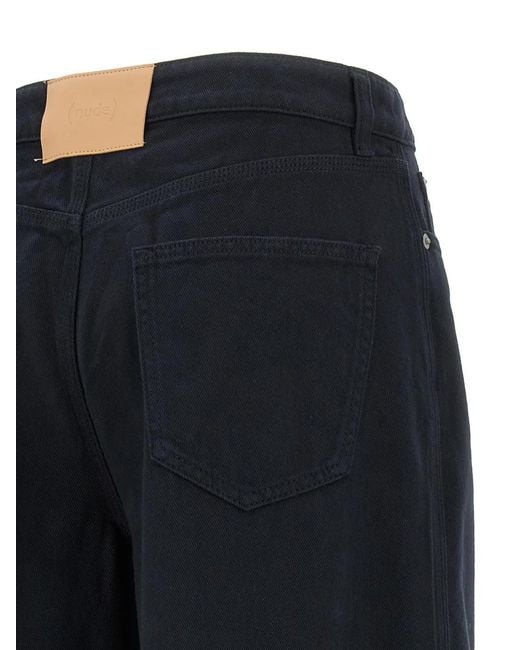 Nude Black Tilda Flared-Leg Trousers