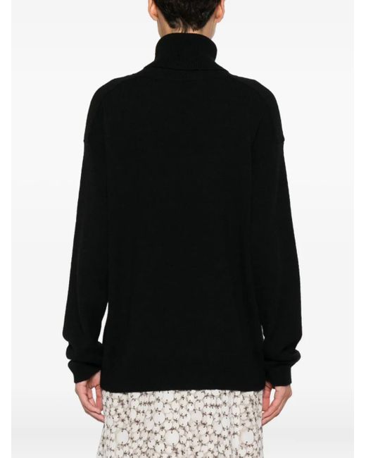 Jersey con cuello alto FEDERICA TOSI de color Black