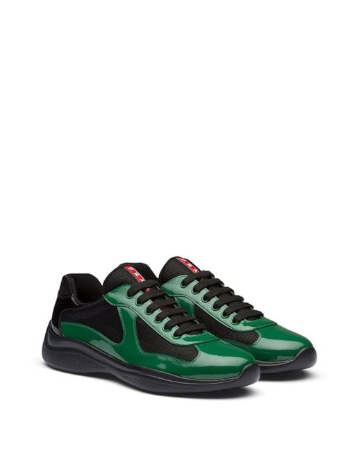 Green pradas cheap