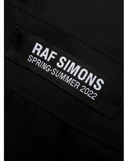 Raf Simons Black Double-Pleat Shorts for men