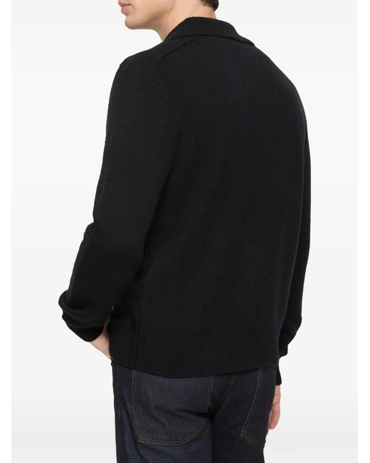 Burberry Black Collared Cardigan for men