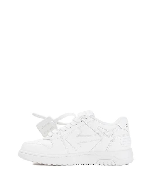Off-White c/o Virgil Abloh White Arrow-Appliqué Sneakers