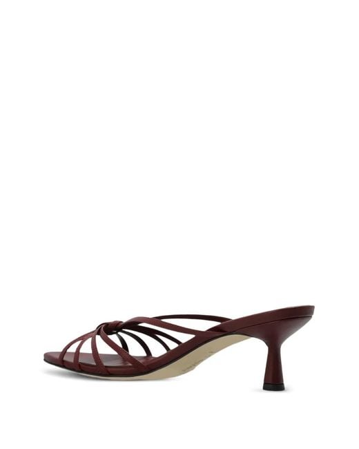Aeyde White Abby Mules