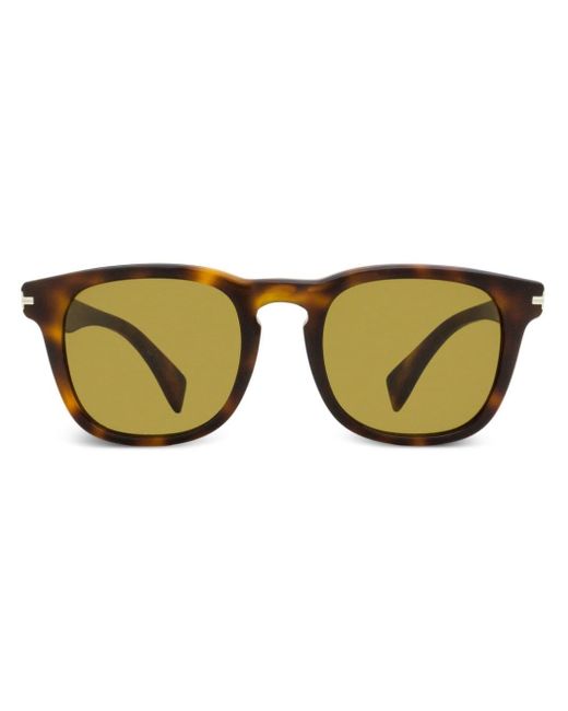 Lanvin Natural Rectangle-frame Sunglasses for men